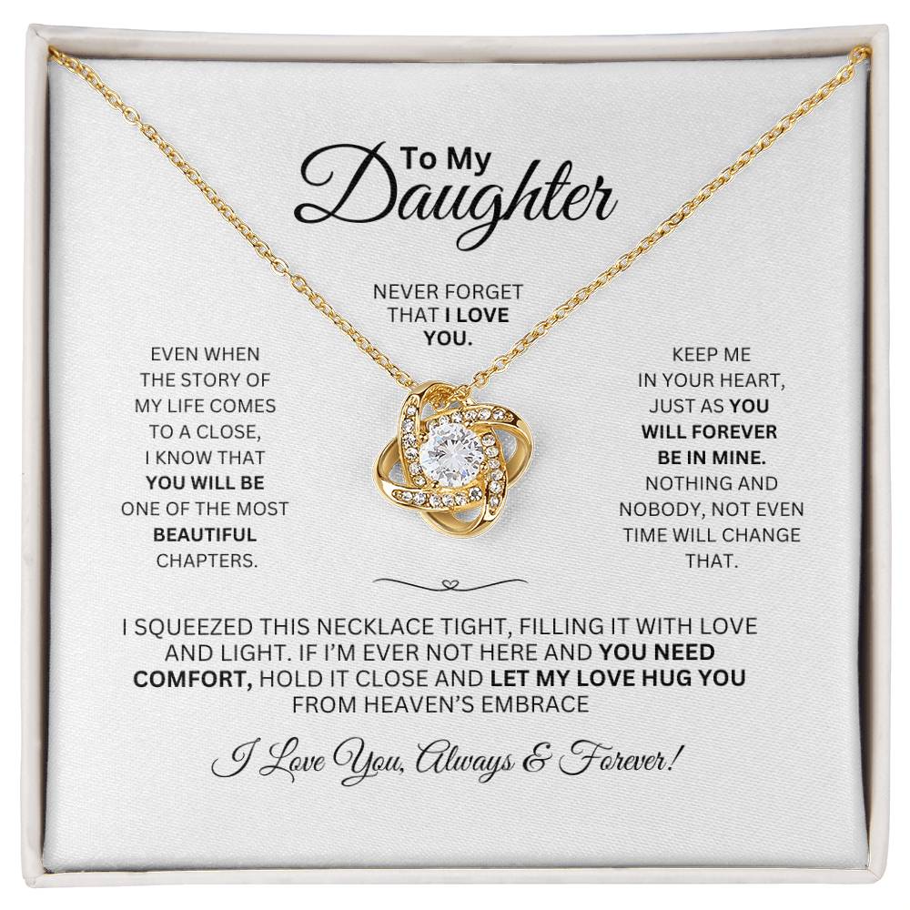 Daughter from Parent | Love Knot Necklace | Gift for Daughter