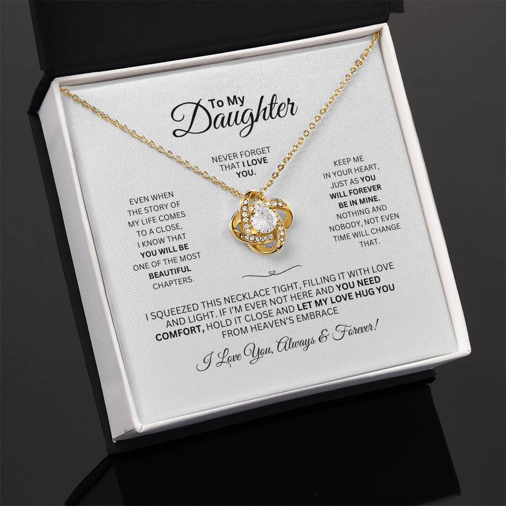Daughter from Parent | Love Knot Necklace | Gift for Daughter