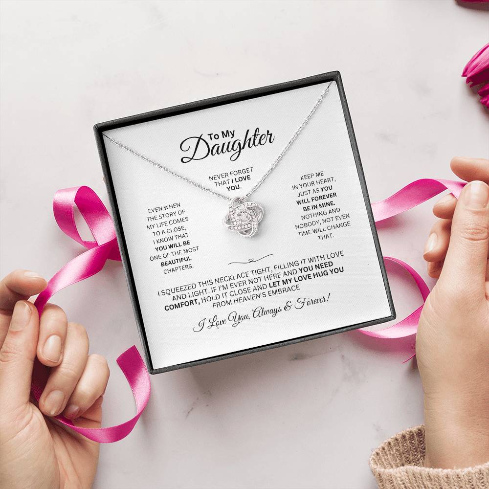 Daughter from Parent | Love Knot Necklace | Gift for Daughter