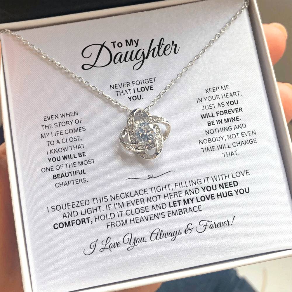 Daughter from Parent | Love Knot Necklace | Gift for Daughter