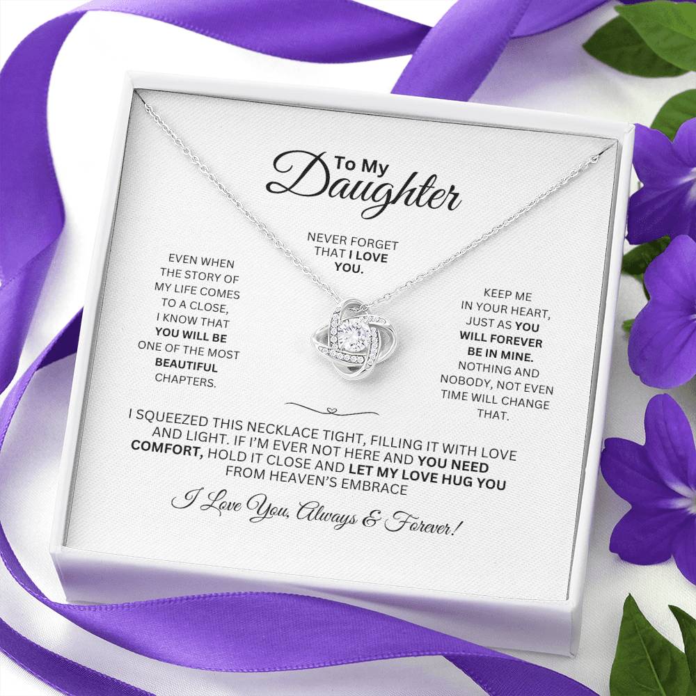 Daughter from Parent | Love Knot Necklace | Gift for Daughter