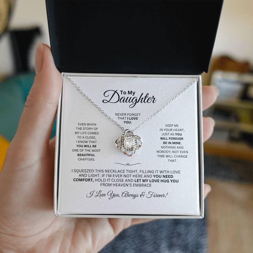 Daughter from Parent | Love Knot Necklace | Gift for Daughter
