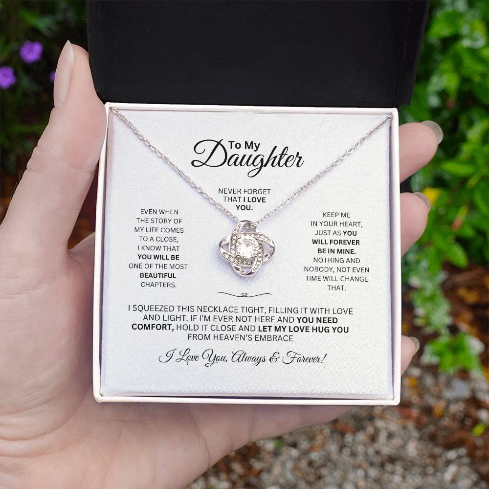 Daughter from Parent | Love Knot Necklace | Gift for Daughter