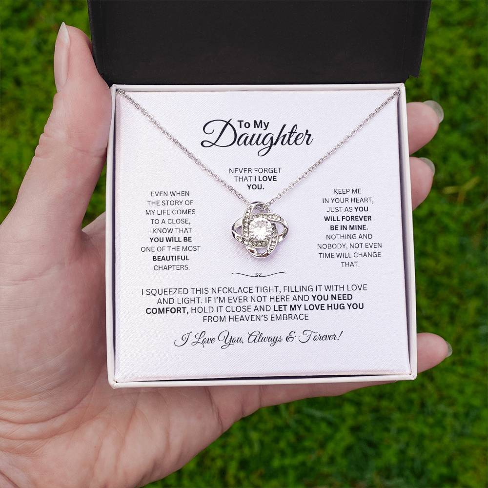 Daughter from Parent | Love Knot Necklace | Gift for Daughter