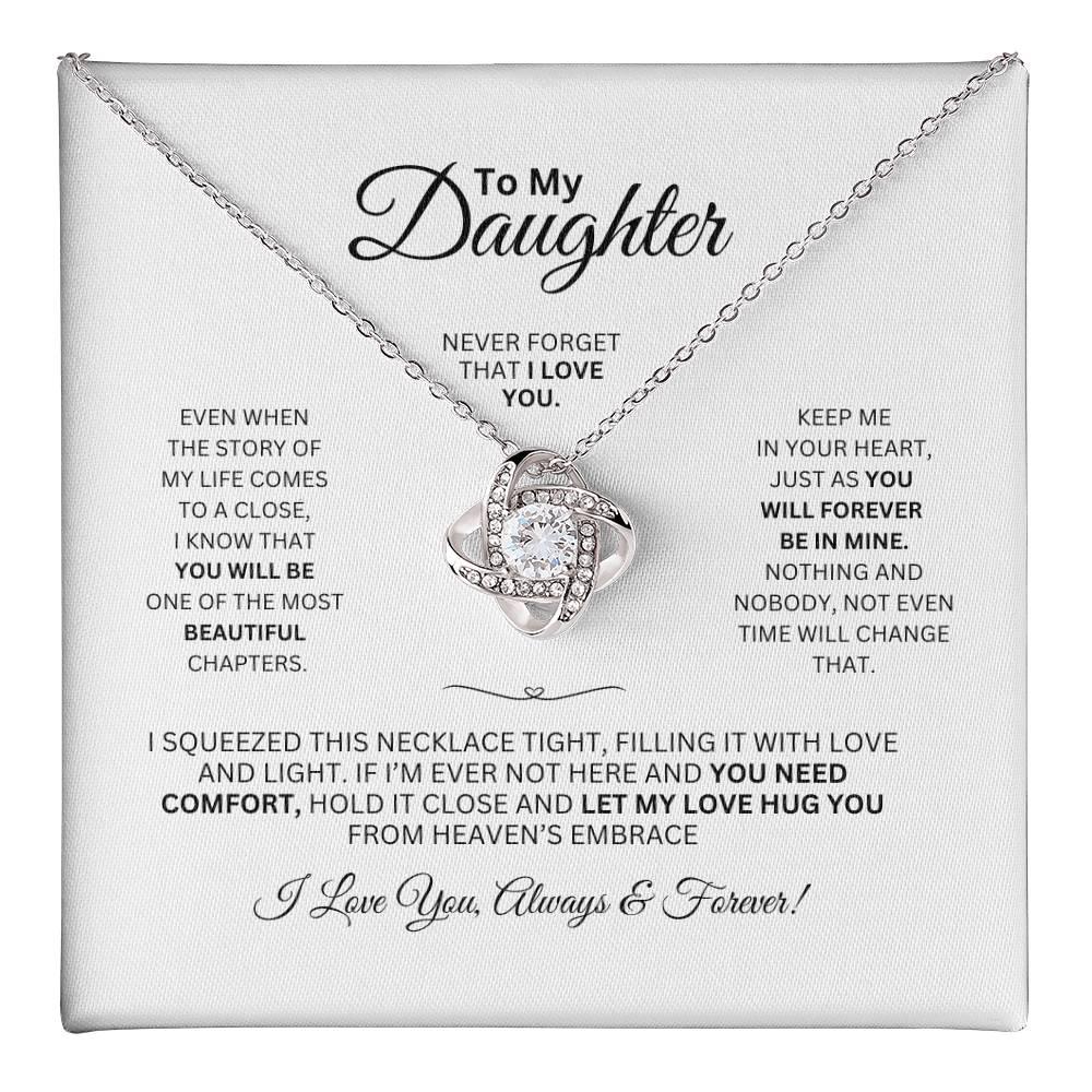 Daughter from Parent | Love Knot Necklace | Gift for Daughter