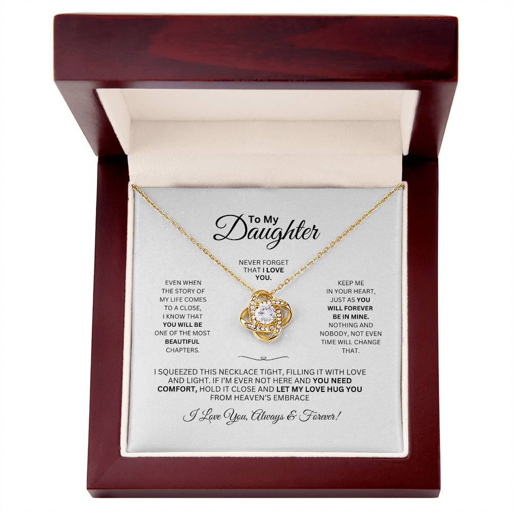 Daughter from Parent | Love Knot Necklace | Gift for Daughter