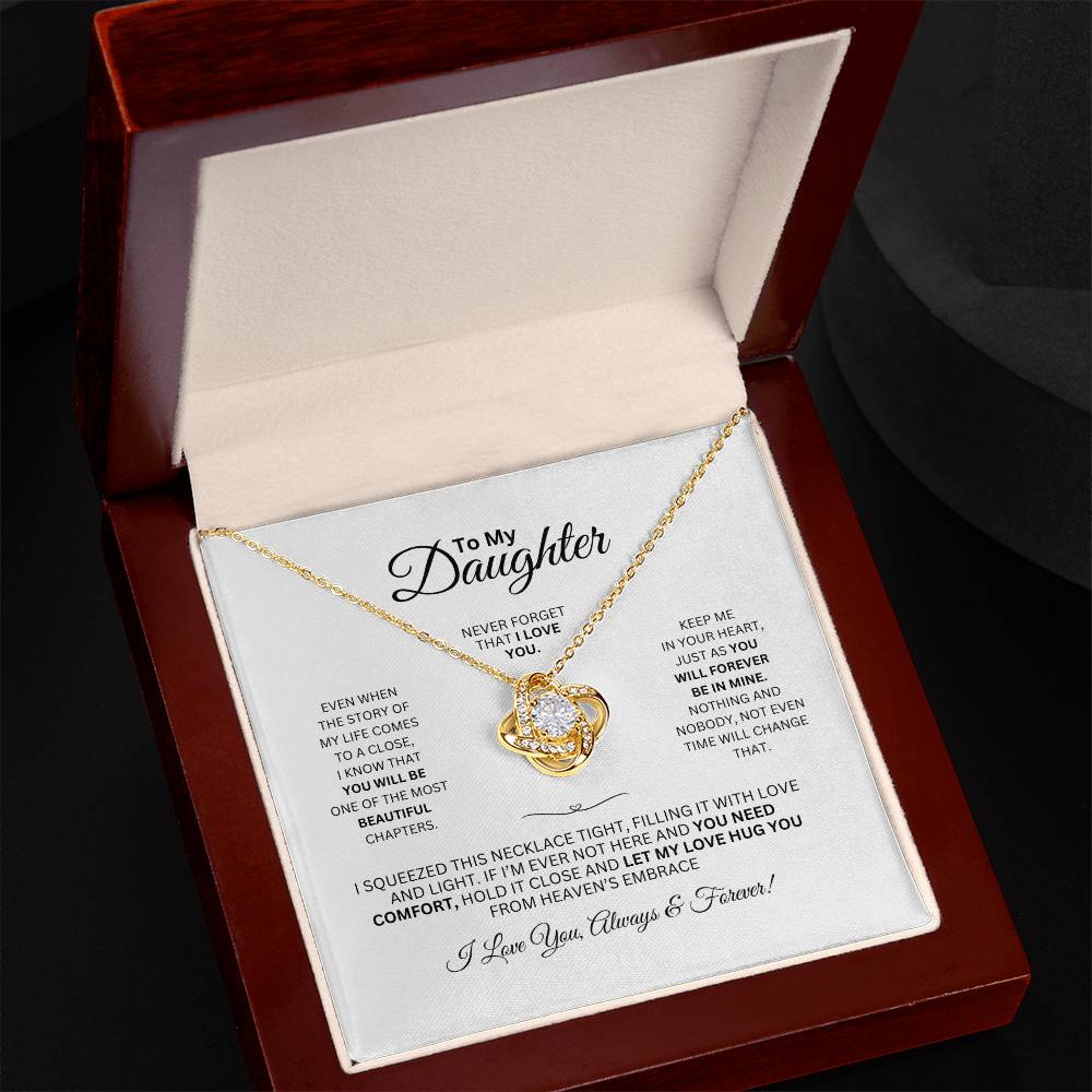 Daughter from Parent | Love Knot Necklace | Gift for Daughter