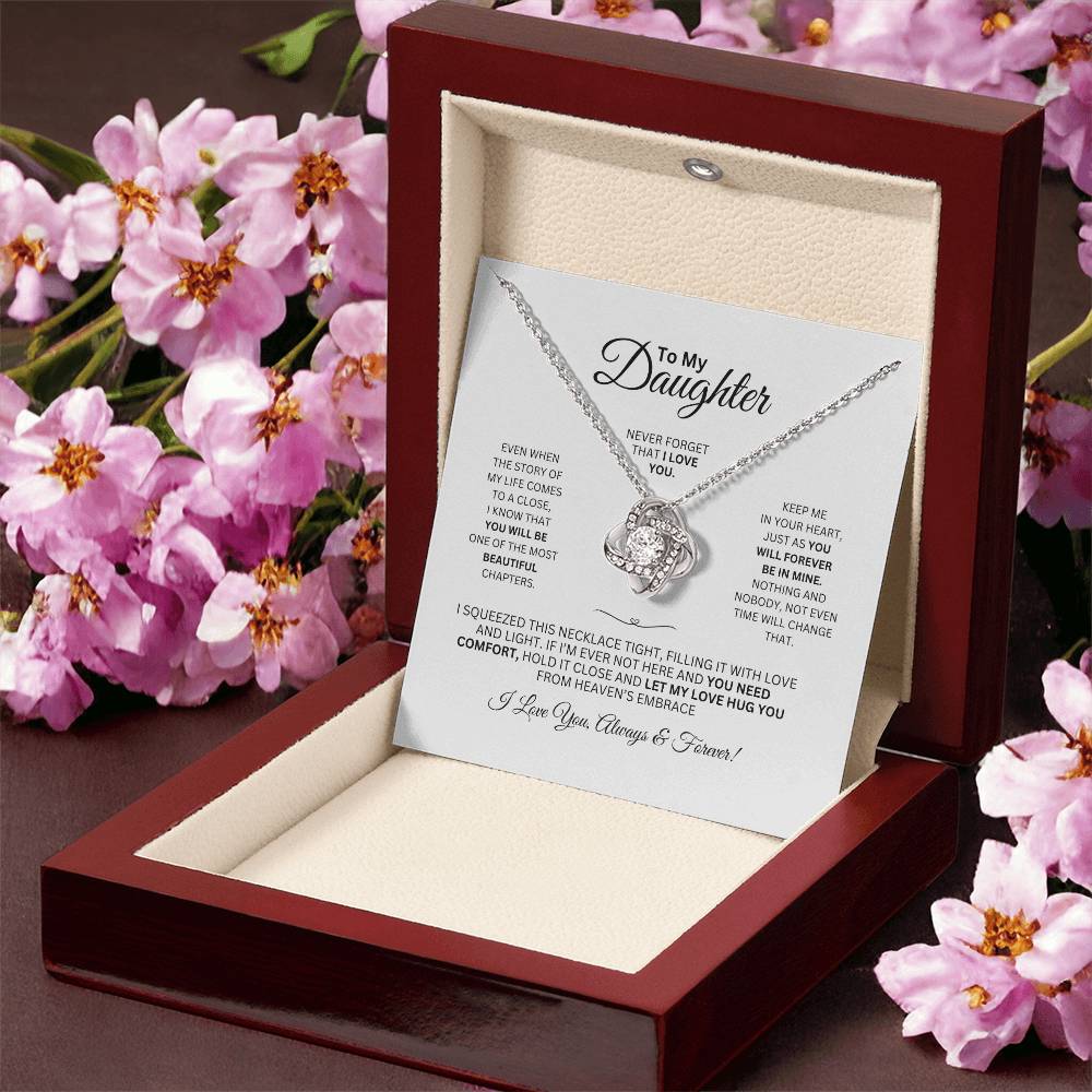 Daughter from Parent | Love Knot Necklace | Gift for Daughter