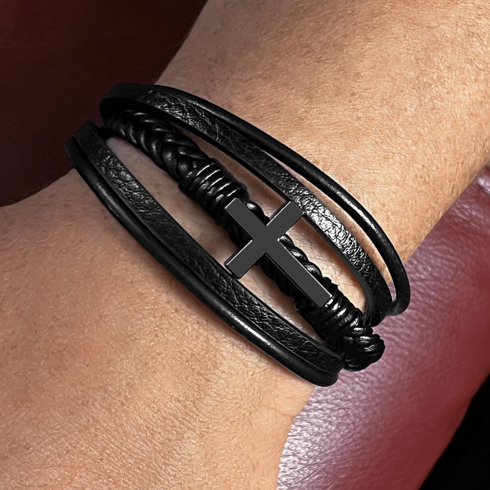 Son from Mom | Cross Braclet | Gifts for Son