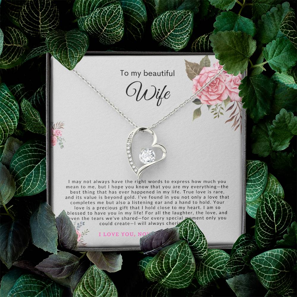 Wife Heart Necklace | Gifts for Her