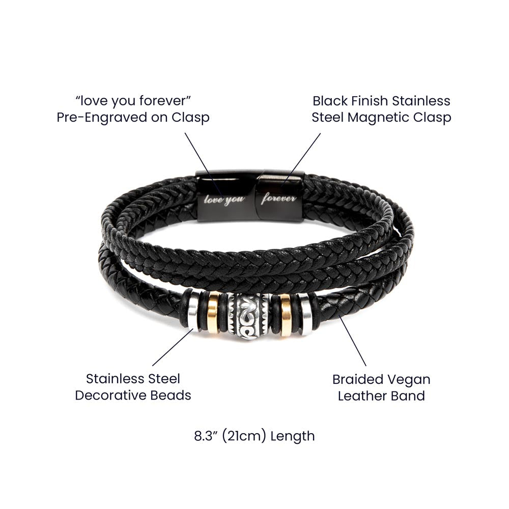 Love You Forever Bracelet Gift