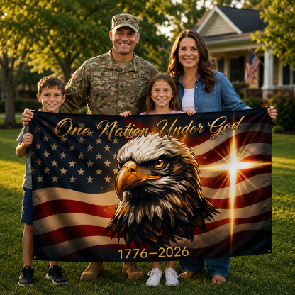 One Nation Under God America 250 Flag
