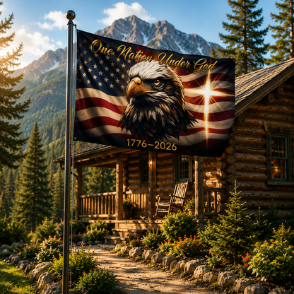 One Nation Under God America 250 Flag