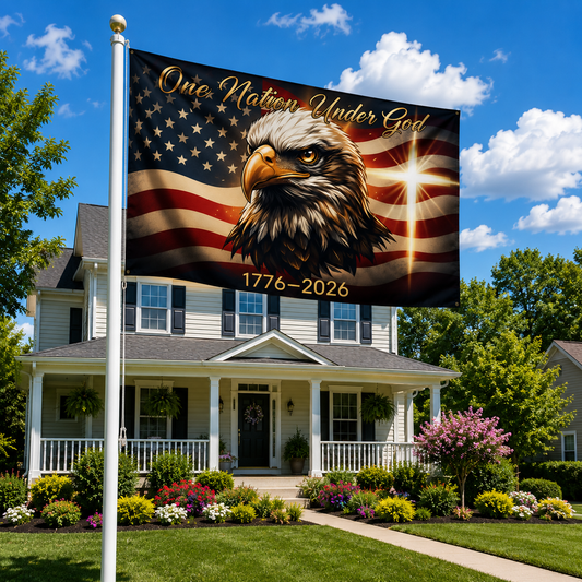 One Nation Under God America 250 Flag