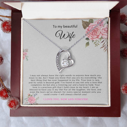 Wife Heart Necklace | Gifts for Her