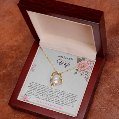 Wife Heart Necklace | Gifts for Her