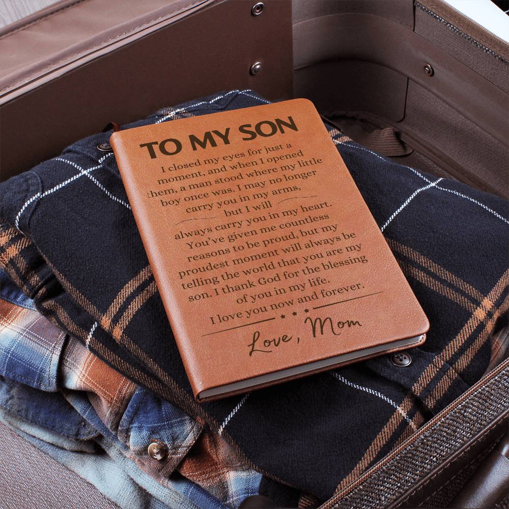 Son from Mom | Loving Journal Book | Gift for Son