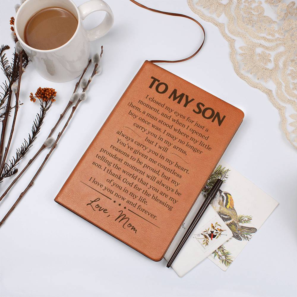 Son from Mom | Loving Journal Book | Gift for Son