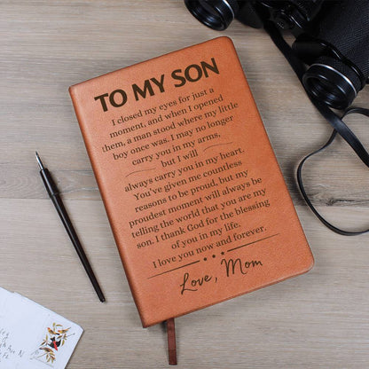 Son from Mom | Loving Journal Book | Gift for Son
