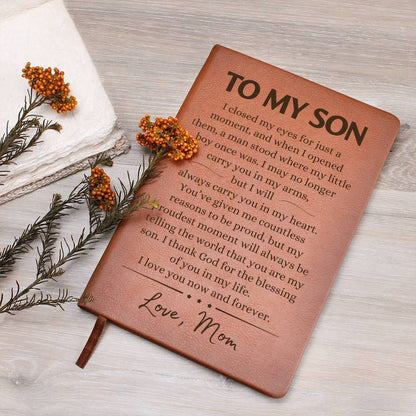 Son from Mom | Loving Journal Book | Gift for Son