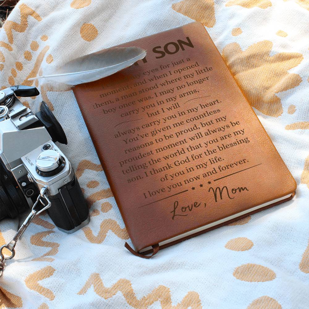 Son from Mom | Loving Journal Book | Gift for Son