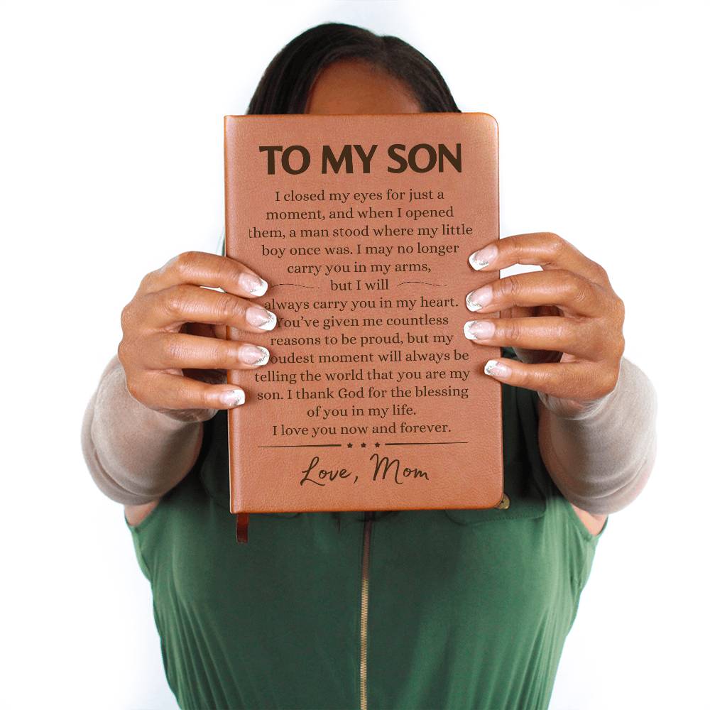 Son from Mom | Loving Journal Book | Gift for Son