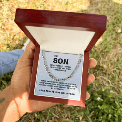 Son from Parent | Cuban Link Chain | Gift for Son