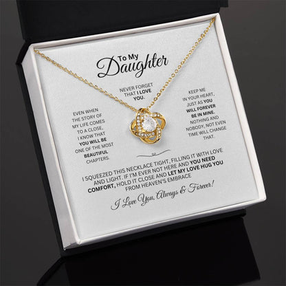 Daughter from Parent | Love Knot Necklace | Gift for Daughter