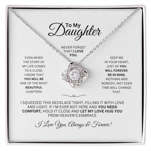 Daughter from Parent | Love Knot Necklace | Gift for Daughter