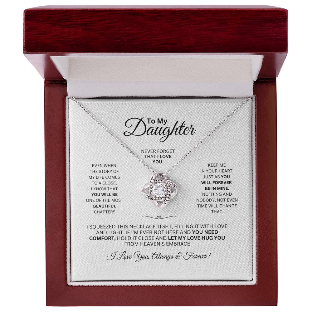 Daughter from Parent | Love Knot Necklace | Gift for Daughter