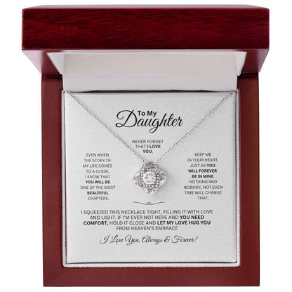 Daughter from Parent | Love Knot Necklace | Gift for Daughter