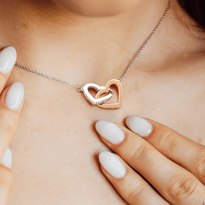 Bonus Daughter | Interlocking Heart Necklace | Gift for Daughter