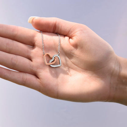 Bonus Daughter | Interlocking Heart Necklace | Gift for Daughter
