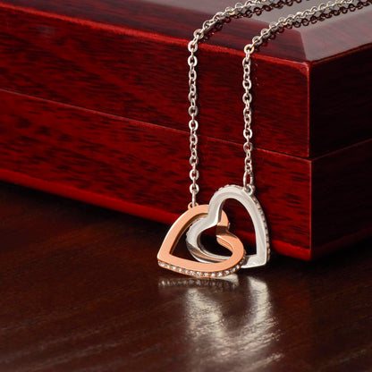Bonus Daughter | Interlocking Heart Necklace | Gift for Daughter
