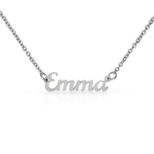 Custom Name Necklace • Delicate Script • Fast Ship • Thoughtful Gift for Her
