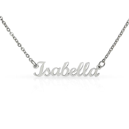 Custom Name Necklace • Delicate Script • Fast Ship • Thoughtful Gift for Her