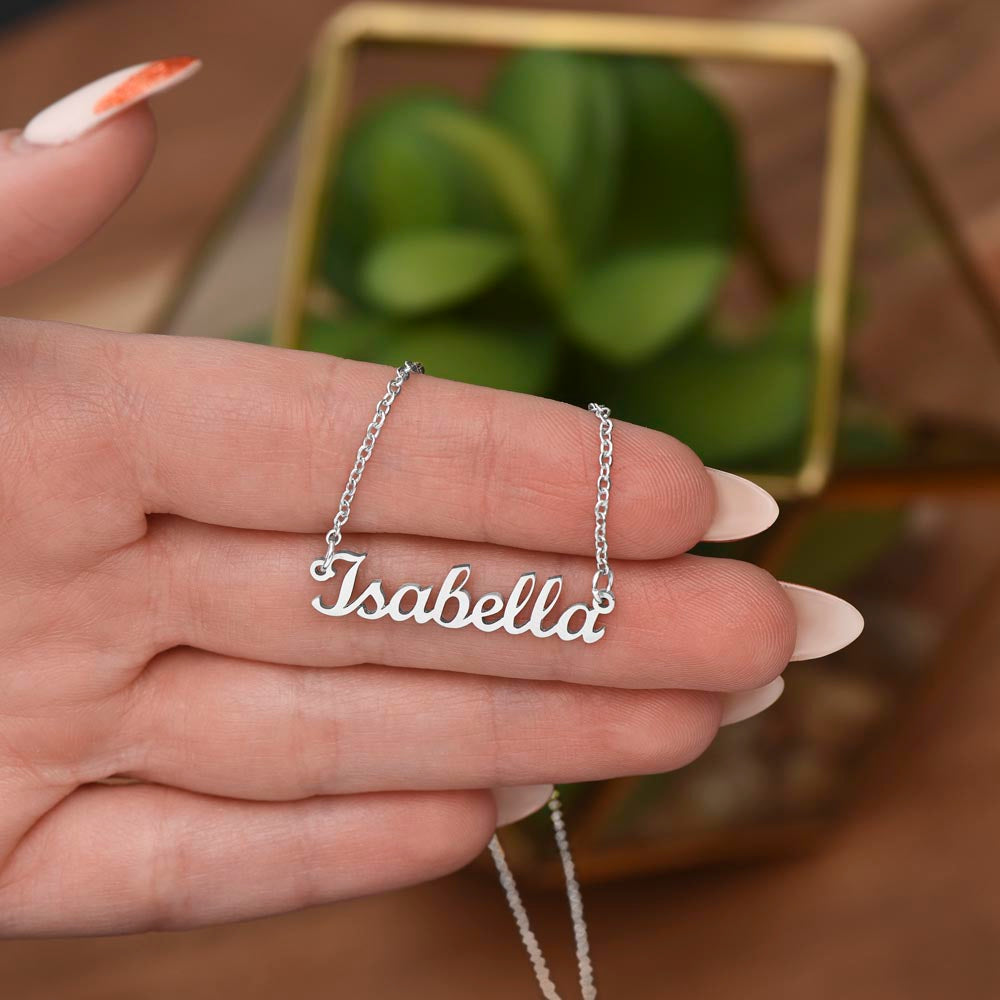 Custom Name Necklace • Delicate Script • Fast Ship • Thoughtful Gift for Her