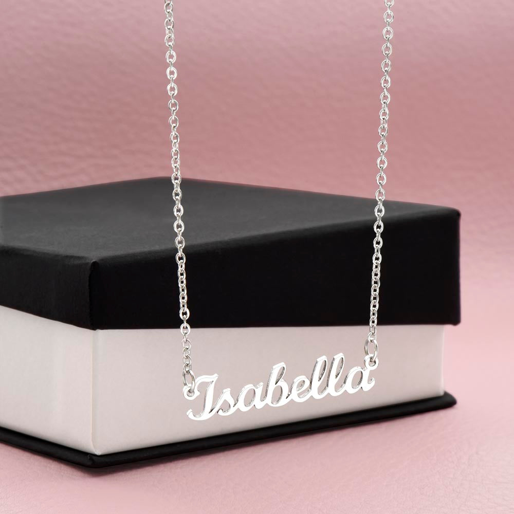 Custom Name Necklace • Delicate Script • Fast Ship • Thoughtful Gift for Her