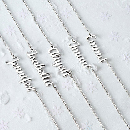 Custom Name Necklace • Delicate Script • Fast Ship • Thoughtful Gift for Her