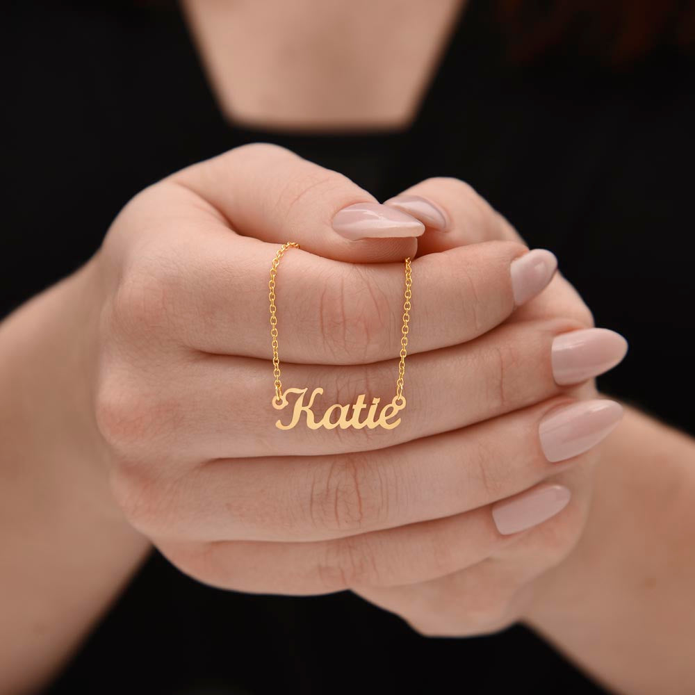Custom Name Necklace • Delicate Script • Fast Ship • Thoughtful Gift for Her