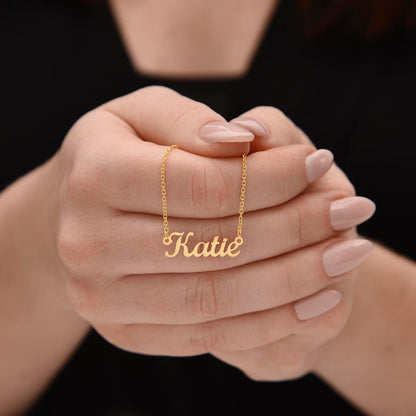 Custom Name Necklace • Delicate Script • Fast Ship • Thoughtful Gift for Her