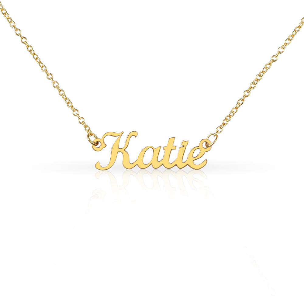 Custom Name Necklace • Delicate Script • Fast Ship • Thoughtful Gift for Her