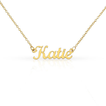 Custom Name Necklace • Delicate Script • Fast Ship • Thoughtful Gift for Her