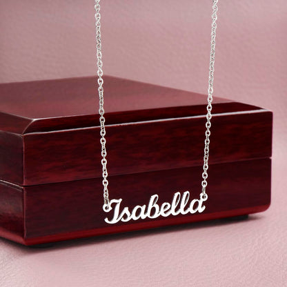Custom Name Necklace • Delicate Script • Fast Ship • Thoughtful Gift for Her