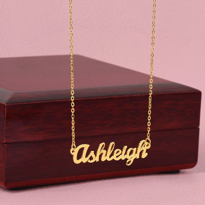 Custom Name Necklace • Delicate Script • Fast Ship • Thoughtful Gift for Her