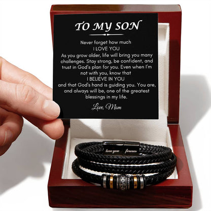 Son from Mom | Love You Forever Bracelet | Gifts for Son