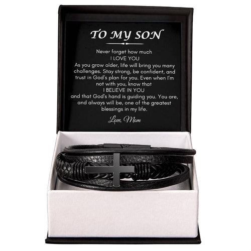 Son from Mom | Cross Braclet | Gifts for Son