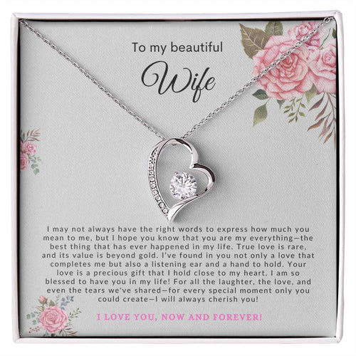 Wife Heart Necklace | Gifts for Her
