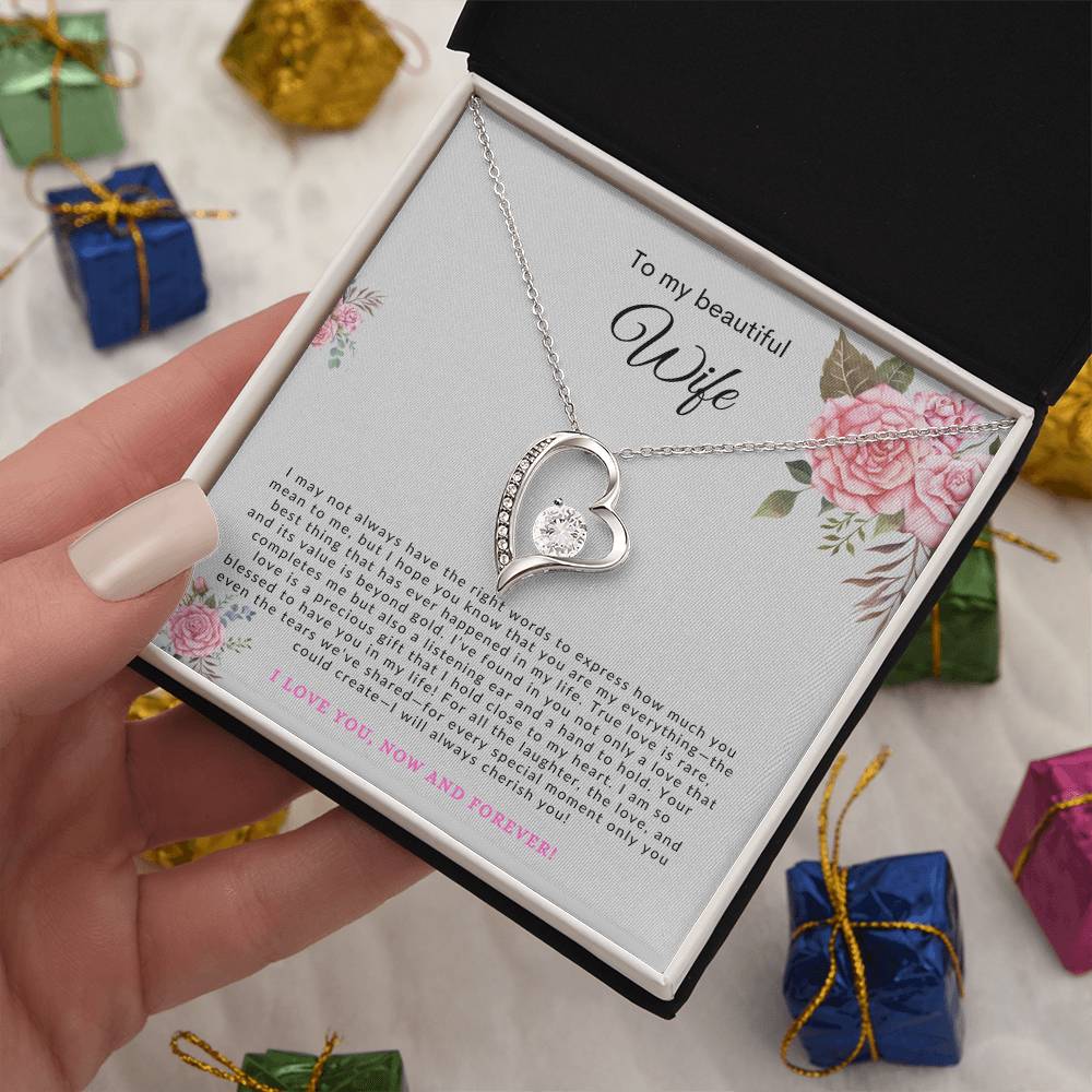 Wife Heart Necklace | Gifts for Her