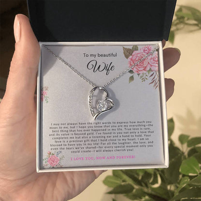 Wife Heart Necklace | Gifts for Her
